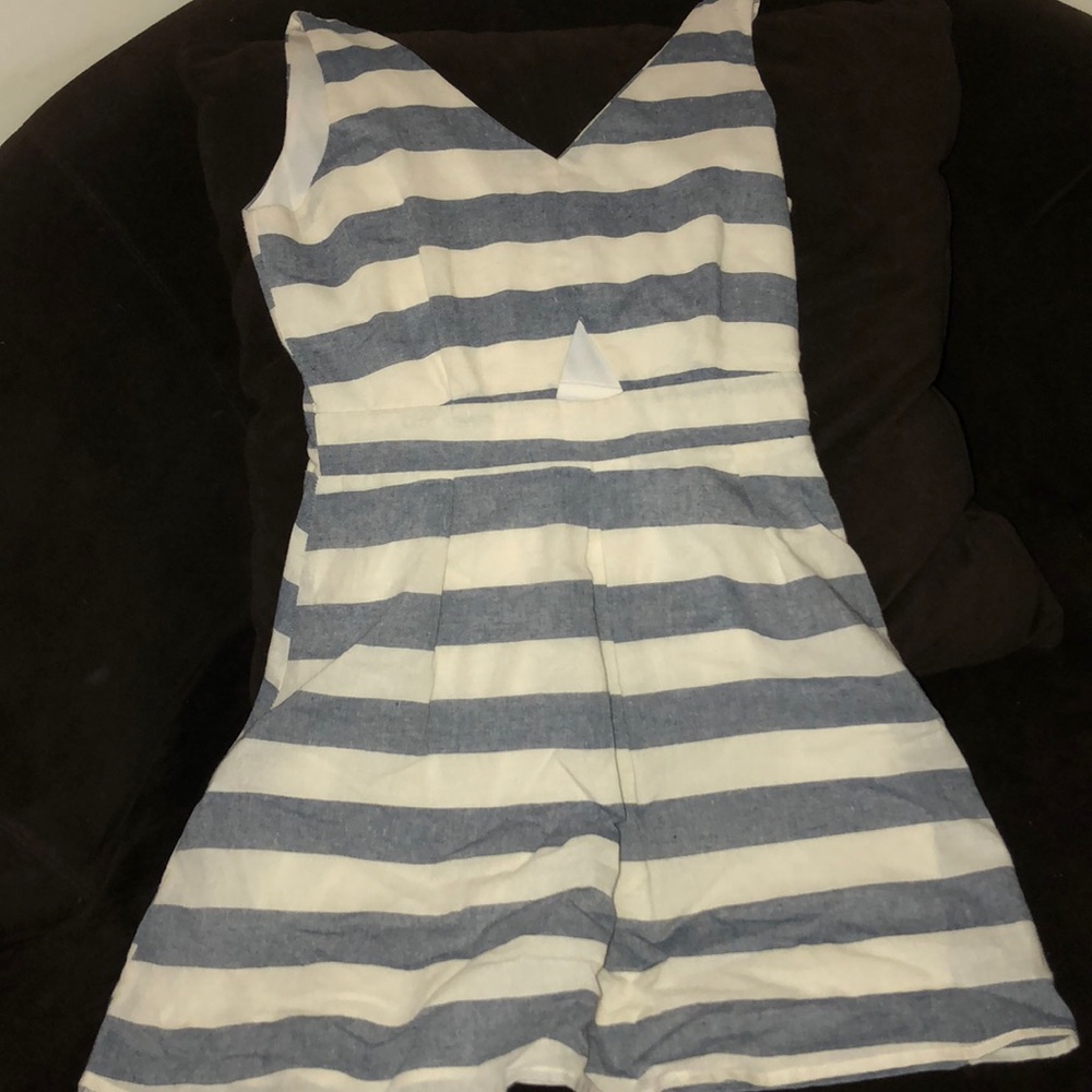 Striped flowing dress, worn once, size small